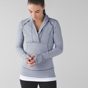 Lululemon Think Fast Pullover Mini Check Pique 2